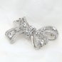 Rhinestone Crystal Wedding Bridal Butterfly Bow Brooch Pin