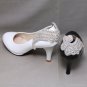 2 Pcs Rhinestone Angel Wings Bridal Shoes Wedding Crystal Shoes Clips