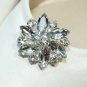 2pcs Snowflake Flower Rhinestone Crystal Wedding Shoes Shoe Clips Jewelry