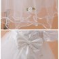 Cream White Wedding Baby Shower Rose Lace Dress & Baby Girl Headpiece Band 3M/6M