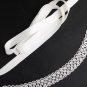 Diamante Rhinestone Wedding Bridal Silver Tone Crystal Applique Sash Belt