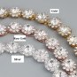 Rose Gold Silver Rhinestone Crystal Wedding Headband Headpiece Bridal Tiara