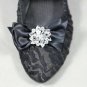 2 Pcs Rhinestone Crystal Wedding Bridal Shoe Bow Shoes Clips Jewelry -CA