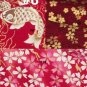 0.5 Meter - kimono Fabric Japanese Style Fabric Gold Pattern Cotton Fabric