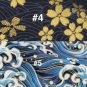 0.5 Meter - kimono Fabric Japanese Style Fabric Gold Pattern Cotton Fabric