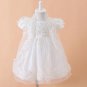 Lace Pearl Outwear and Hat 6M Wedding Baby Girl Dress Cream White Shower Gift