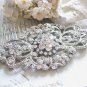 Vintage Style Bridal Rhinestone Crystal Wedding Hair Comb Headpiece Jewerlry