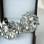 2 Pcs x Flower Rhinestone Crystal Wedding Bridal Shoe Clips Shoes Charms