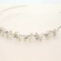Rhinestone Crystal Ivory Pearl Bridal Crown Tiara Wedding Hair Accessories