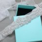 Rhinestone Crystal Wedding Dress Satin Vintage Brooch Sash Sash Belt