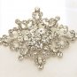 Vintage Style Gold Or Silver Rhinestone Crystal Wedding Dress Belt Brooch Pin