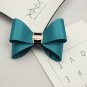 2 Pcs Simple Fashion Color Black White Red Blue Bow Shoe Clips Pair