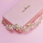 Star Gold Flower Leaves Vintage Wedding Vine Crystal Forehead Tiara Headpiece