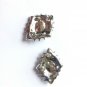 6 pieces Style Bridal Rhinestone Crystal Craft Rhombus Wedding Button Beads