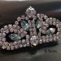 Vintage Style Black Tone Rhinestone Crystal Wedding Closure Hook Clasp