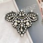2 Pieces Pearl Silver Gold Shoes Vintage Wedding Shoe Patch