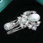 Dangle Vintage Rhinestone Crystal Hair Comb Wedding Head Accessories Jewelry