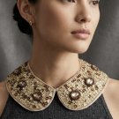 Vintage-Style Beaded & Sequined Detachable Statement Collar