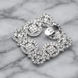 Vintage Art Deco Crystal Rhinestone Shoe Clips (1 Pair)