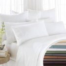 King White 6 Pc Bed Sheet Set Deep Pockets