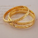 2 Pcs. Gold-Filled Polished Little Girl's Bangles