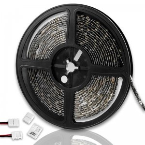 Warm White 300 SMD LED Strip Light 16.4 Ft Waterproof For Ext Body Underbody Spoiler Grille Bumper