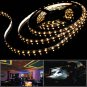 Warm White 300 SMD LED Strip Light 16.4 Ft Waterproof For Ext Body Underbody Spoiler Grille Bumper