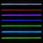 48 SMD RGB LED Strip Light 22 Inches & RC Remote Control For Mazda Acura Honda Nissan Toyota Subaru
