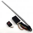 48 SMD RGB LED Strip Light 22 In. w/ Remote Control Water Resistant For Volvo Porsche BMW Audi Lexus
