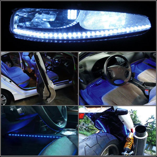 LED Side Glow Switchback Daytime Running Lamp Driving Light For Buick