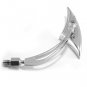Chrome Spear Blade Bike Mirrors 8mm 10mm Bolt Universal Kit For Yamaha Kawasaki Honda Ducati Buell