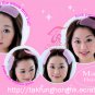 Front Hair Fringe Holder Make up Holder Make up Sticker Magic Hair Sticker Hair Clip Black color