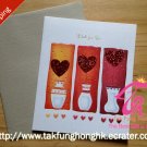 mini 3D birthday gift card & envelope - Free Shipping