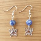 Butterfly Sodalite Earrings