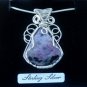 Rare Russian Charoite Pendant, wrapped in Sterling Silver