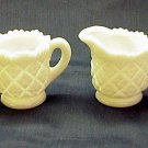 Westmoreland Thumbelina Child Size Creamer & Sugar - Memory Lane Collectibles