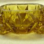 Amber Glass Open Salt Cellar - Very Old - Memory Lane Collectibles