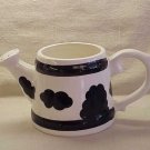 Black & White Cow Pattern on a Watering Pail - Memory Lane Collectibles