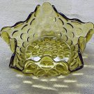Amber Star-shaped Candy Dish - Memory Lane Collectibles