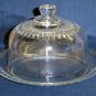 Sparkling Clear Glass Cheese Serving Dish - Memory Lane Collectibles