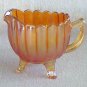 Carnival Glass Creamer National Pattern - Memory Lane Collectibles
