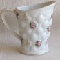 Quilted Pattern with Roses Cream Pitcher - Memory Lane Collectibles