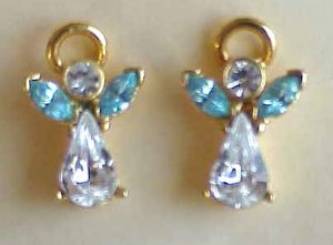 Angel Earrings - Post Back  - FREE SHIPPING - Memory Lane Collectibles