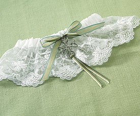 Celtic Charm Bridal Garter
