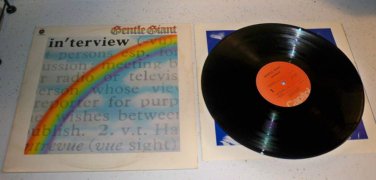 GENTLE GIANT-INTERVIEW- RARE 1976 CAPITOL ST-11532 G+/G+