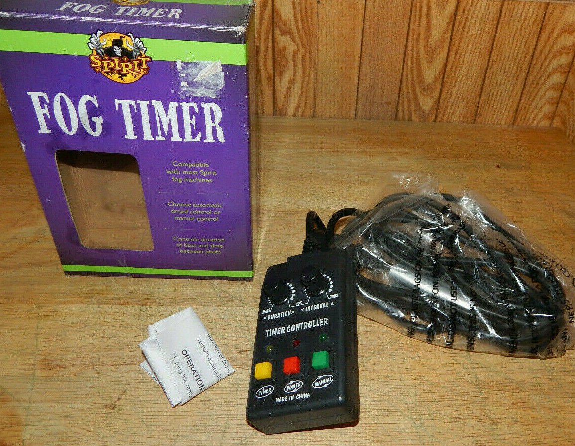 Spirit Halloween Fog Machine Timer