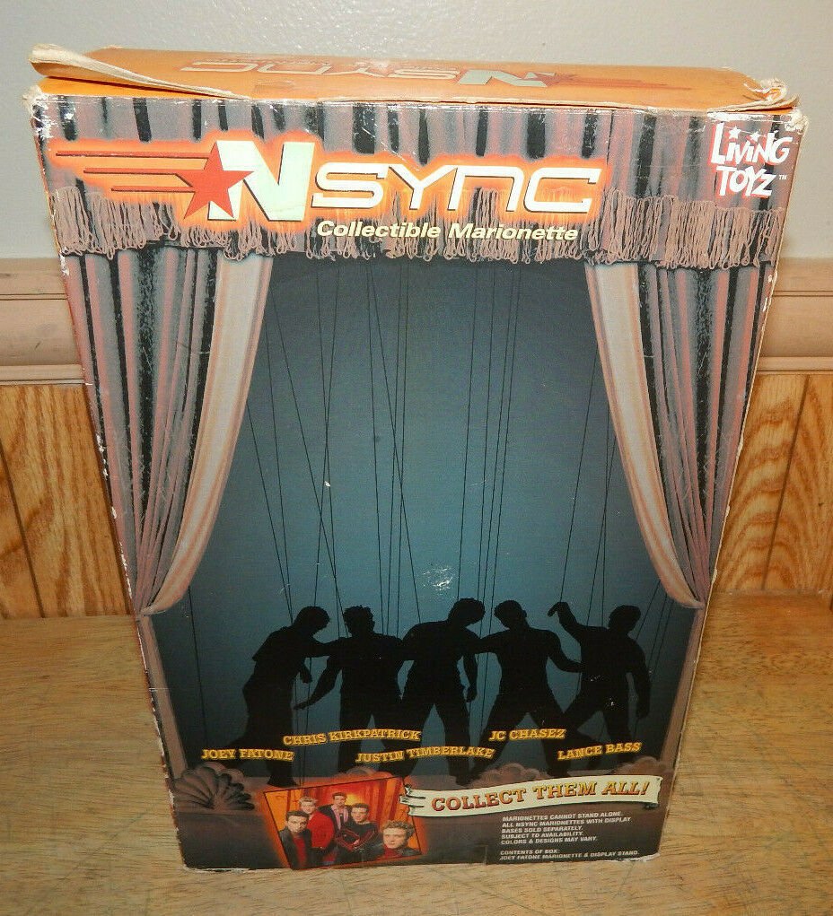 NSync Marionette Joey Fatone Figure Doll Living Toyz 2000 NIB