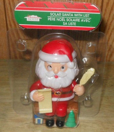 Solar Powered Santa Claus Christmas Toy