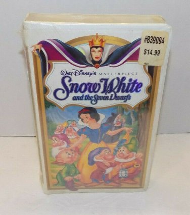 New VHS Disney Masterpiece Collection Snow White And The Seven Dwarfs VHS Sealed