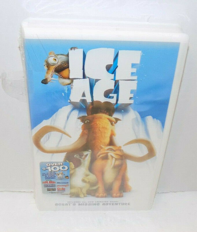 20th Century Fox Ice Age Movie VHS Tape New Sealed Clamshell